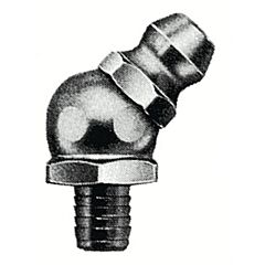 Alemite Lagn-1992-B1 Drive Fittings, Elbow - 45°, 53/64 In, Male/Male