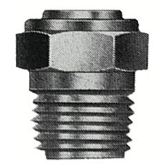 Alemite Lagn-338382 Relief Fittings, Straight, 9/16 In, Male/Male, 1/8 In (Ptf)