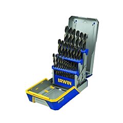 Irwin® 3018005 29-Pc Black And Gold Metal Index Drill Bit Set, 1/16 In To 1/2 In Cut Dia