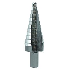 Irwin® 10234 High Speed Steel Fractional Self-Starting, 3/16 In To 7/8 In, 12 Steps