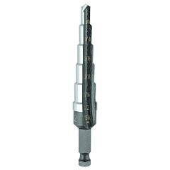 Irwin® 10232 High Speed Steel Fractional Self-Starting, 3/16 In To 1/2 In, 6 Steps