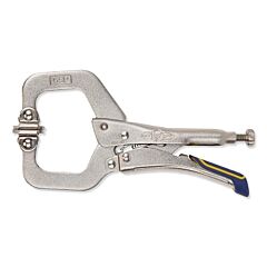 Irwin® Irht82587 Locking C-Clamps With Swivel Pads, Jaw Opens To 2-1/8 In, 6 In Long