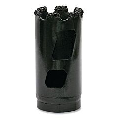 M.K. Morse 216180 Tungsten Carbide Grit Hole Saw, 1-1/8 In Cutting Dia, 1-15/16 In Cutting Depth