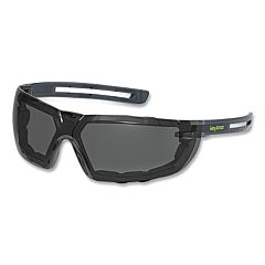 Hexarmor 11-28002-02 Lt400G Anti-Fog Safety Glasses, Grey 23%, Trushield®, Gray