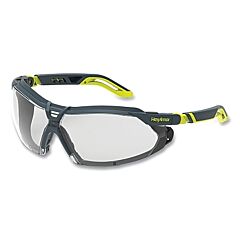 Hexarmor 11-30001-02 Vs450G Safety Glasses With Gasket, Clear, Trushield®, Gray/Lime