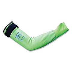 Hexarmor 2043 Helix® Cut-Resistant Sleeve, 22 In L, Hook And Loop Closure, Hi-Vis Green, One Size
