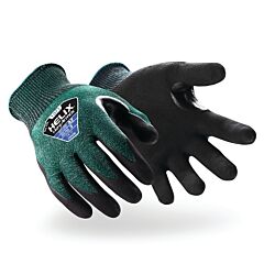 Hexarmor 1071-Xs Helix® 1071/1073 High Dexterity Work Gloves, 1071, Hppe/Fiberglass, X-Small, Green/Black
