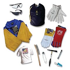 Tillman Tkit12 Premium Protection Kit, Includes Free T-Shirt (2X), Gloves (Lg/Lg), Safety Glasses, Welding Jacket (3X), And More