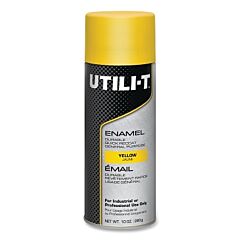 Rust-Oleum® 387392 Utili-T™ General Purpose Enamel Spray Paint, 10 Oz, Yellow, Gloss, Aerosol Can
