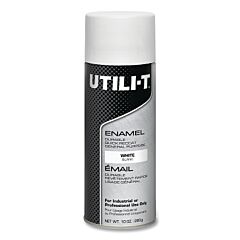 Rust-Oleum® 387395 Utili-T™ General Purpose Enamel Spray Paint, 10 Oz, White, Gloss, Aerosol Can