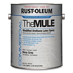 Rust-Oleum® 393447 The Mule Modified Urethane Latex Epoxy, 1 Gal, Can, Navy Gray, Gloss