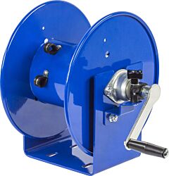 Coxreels 112Wcl-6-20 Welding Hand Crank Cable Reel: #2/0 Cable Gauge, 100' Cable Capacity, Less Cable, 450 Amp