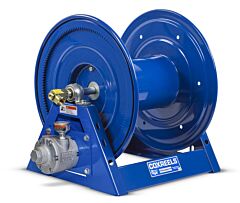Coxreels 1125-5-200-A Compressed Air #4 Gast Motor Rewind Hose Reel: 3/4" I.D., 200' Hose Capacity, Less Hose, 3000 Psi