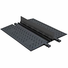 Checkers Gd2X75-B/B 2-Channel Guard Dog Low-Profile Ada Cable Protector Black Lid/Black Base