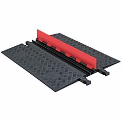 Checkers Gd2X75-O/B 2-Channel Guard Dog Low-Profile Ada Cable Protector Orange Lid/Black Base
