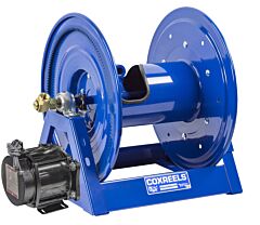 Coxreels 1275-4-150-Ed Dual Hose Electric Dc Non-Explosion Proof Motor Rewind: 1/2" I.D., 150' Hose Capacity, Less Hose, 3000 Psi