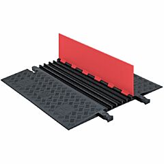 Checkers Gd5X75-O/B 5-Channel Guard Dog Low-Profile Ada Cable Protector Orange Lid/Black Base