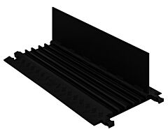 Checkers Gd5X75-St-B/B 5-Channel Guard Dog Low-Profile Cable Protector Black Lid/Black Base