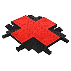 Checkers Gdcr5X125-O/B 5-Channel General Purpose Guard Dog 4-Way Cross Orange Lid/Black Base