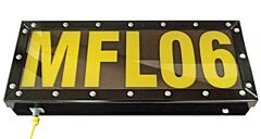 Checkers Lun24X16-S Each Led Lighted Aluminum Unit Number Sign 24X16 With Spoiler