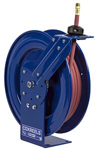 Coxreels P-Lp-340 Low Pressure Spring Rewind Hose Reel: 3/8" I.D., 40' Hose Capacity, With Hose, 300 Psi
