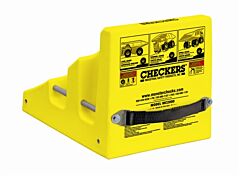 Checkers Mc3000 Each Wheel Chock 30" X 22" X 22" Yellow