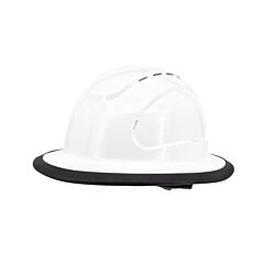 Radians Rhj6V-White The Judge 6-Point Ratchet Vented Type I Full Brim Hard Hat, White