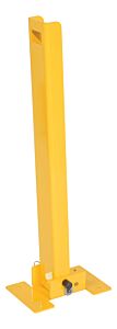 Vestil Bol-Fd-2W-36-Yl Steel 2 Way Fold Down Bollard 36 In. Long Yellow