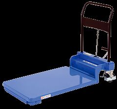 Vestil Cart-400-Lp Steel Low Profile Scissor Lift Cart 19-3/8 In. X 31-1/2 In. 400 Lb. Capacity Blue