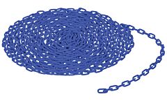 Vestil Chain-316-25-Bl Steel Bollard Safety Chain 25 Foot 3/16 In. Thickness Blue