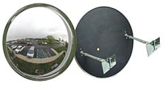 Vestil Cnvx-W-42 Acrylic Deep Indoor Convex Mirror 47 In Diameter 50+ Ft Viewing Distance Silver
