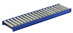 Vestil Conv-0324-120 Steel Conveyor 3" Roller Center 24 In. X 120 In. 1400 Lb. Capacity Blue