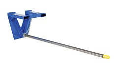 Vestil Crp-96 Steel Rug Ram Boom Fork Mounted Inverted 96" Long 2500 Lb. Capacity Blue
