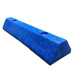 Vestil Cs-S-24-Bl Solid Recycled Plastic Parking Block 24 In. X 6 In. X 3-1/4 In. Blue