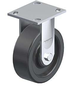 Vestil Cst-Bl-6X2Ph-R Phenolic Rigid Caster 6 In. Diameter X 2 In. Width 1,200 Lb. Capacity Black