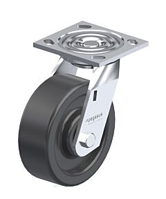 Vestil Cst-Bl-6X2Ph-S Phenolic Swivel Caster 6 In. Diameter X 2 In. Width 1,200 Lb. Capacity Black