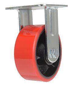 Vestil Cst-Ve-5X2Pu-R Polyurethane Rigid Caster 5 In. Diameter X 2 In. Width 990 Lb. Capacity Orange