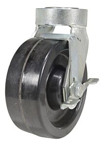 Vestil Cst-Ve-8X3Ph-Ntp-Swb Phenolic Swivel With Brake Caster 8 In. Diameter X 3 In. Width 2500 Lb. Capacity Black/Silver