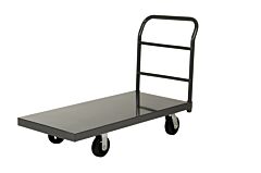Vestil Ecspt-1832 Steel Smooth Deck Platform Truck 18 In. X 32 In. 2000 Lb. Capacity Black