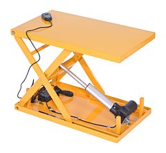 Vestil Emlt-200 Steel Electric Linear Actuated Scissor Lift Table 27-3/4 In. X 15-3/4 In. X 15 In. 200 Lb. Capacity Yellow