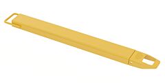 Vestil Fe-4-48-Each Steel Single Fork Extension 4 In. X 48 In. 4000 Lb. Capacity Yellow