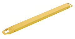 Vestil Fe-4-60-Each Steel Single Fork Extension 4 In. X 60 In. 4000 Lb. Capacity Yellow