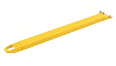 Vestil Fe-4-60-P-Each Steel Pin Style Single Fork Extension 4 In. X 60 In. 4000 Lb. Capacity Yellow