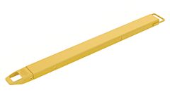 Vestil Fe-4-63-Each Steel Single Fork Extension 4 In. X 63 In. 4000 Lb. Capacity Yellow