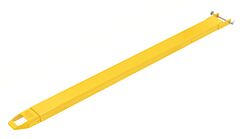 Vestil Fe-4-84-P-Each Steel Pin Style Single Fork Extension 4 In. X 84 In. 4000 Lb. Capacity Yellow