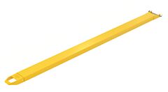 Vestil Fe-5-108-P-Each Steel Pin Style Single Fork Extension 5 In. X 108 In. 4000 Lb. Capacity Yellow