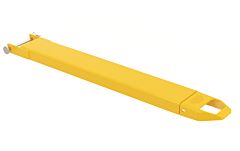 Vestil Fe-5-48-P-Each Steel Pin Style Single Fork Extension 5 In. X 48 In. 4000 Lb. Capacity Yellow