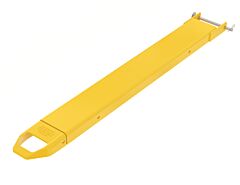 Vestil Fe-5-54-P-Each Steel Pin Style Single Fork Extension 5 In. X 54 In. 4,000 Lb. Capacity Yellow