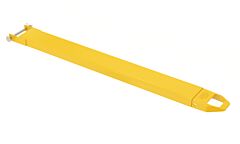 Vestil Fe-5-60-P-Each Steel Pin Style Single Fork Extension 5 In. X 60 In. 4,000 Lb. Capacity Yellow