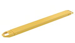 Vestil Fe-5-66-Each Steel Single Fork Extension 5 In. X 66 In. 4,000 Lb. Capacity Yellow
